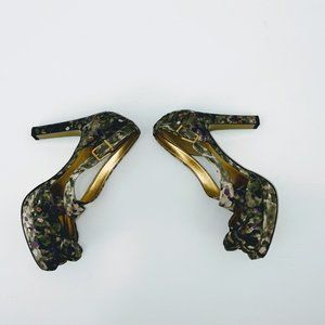 J. Crew Love Me Knot Slingback Platform Heels